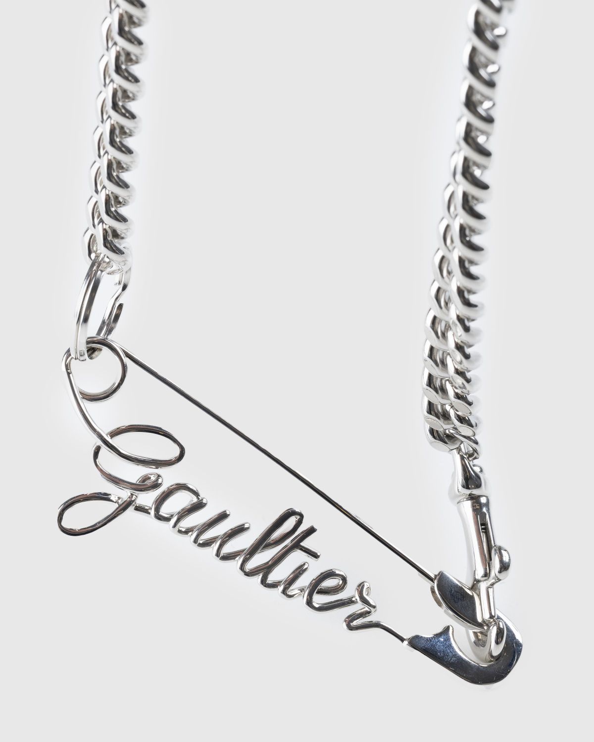 Jean Paul Gaultier Safety Pin Gaultier Necklace Silver Highsnobiety